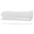 Assortiment de Colliers Plastique Blanc 4,8 x 250 mm - 50 pcs - Fixation Pratique et Résistante - D-Work
