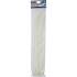 Assortiment de Colliers Plastique Blanc 8,0 x 400 mm - 30 Pièces - Fixation Pratique et Résistante - BGS