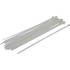 Assortiment de Colliers Plastique Blanc 8,0 x 400 mm - 30 Pièces - Fixation Pratique et Résistante - BGS