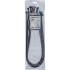 Assortiment de Colliers Plastique Noir 8,0 x 700 mm - Lot de 10 pcs - Fixation Pratique et Résistante - D-Work