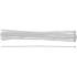 Assortiment de Colliers Plastique Blanc 8,0 x 600 mm - 20 pcs - Fixation Pratique et Résistante - D-Work