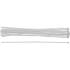 Assortiment de Colliers Plastique Blanc 8,0 x 600 mm - 20 Pièces - Fixation Pratique et Résistante - BGS