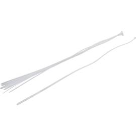 Assortiment de Colliers Plastique Blanc 8 x 1000 mm - 10 pcs - Fixation Pratique et Résistante - D-Work