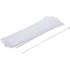 Assortiment de Colliers Plastique Blanc 100-300 mm - 250 Pièces - Fixation Pratique et Polyvalente - BGS