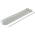 Assortiment de Colliers Plastique Blanc 8 x 1000 mm - 10 pcs - Fixation Pratique et Résistante - D-Work