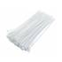 Assortiment de Colliers Plastique Blanc 8,0 x 800 mm - 10 pcs - Fixation Pratique et Résistante - D-Work
