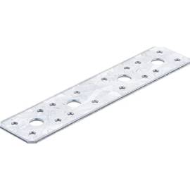 Plaque de Fixation Plate 180 x 40 x 2 mm - Acier Résistant - Fixation Solide et Durable - D-Work