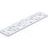 Plaque de Fixation Plate 180 x 40 x 2 mm - Acier Résistant - Fixation Solide et Durable - D-Work