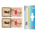 Pièges à Souris - Lot de 2 - Plastique, Faciles à Utiliser - Sécurité et Efficacité, Pro, 2 pcs - D-Work