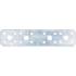 Plaque de Fixation Plate 180x40x2 mm - Acier Résistant - Fixation Solide et Durable - BGS
