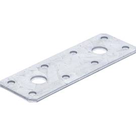 Plaque de Fixation Plate 100 x 35 x 2 mm - Acier, Résistante et Polyvalente - D-Work