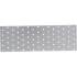 Assortiment de Tôles d Acier Perforées 2 pcs 300 x 100 x 2 mm - Acier Résistant et Polyvalent - D-Work
