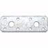 Plaque de Fixation Plate 100x35x2 mm - Acier, Résistante et Polyvalente - BGS