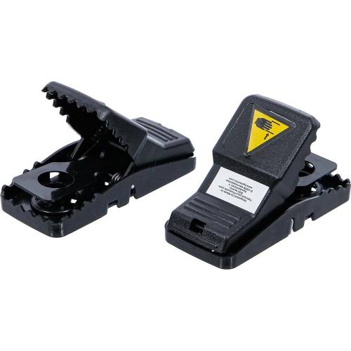 Piège à Souris 2 pcs - Plastique - Efficace et Réutilisable, Pro - D-Work