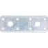 Plaque de Fixation Plate 100x35x2 mm - Acier, Résistante et Polyvalente - BGS