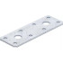 Assortiment de 6 Pattes de Fixation Plates 180x40x2 mm - Acier Résistant - Fixation Solide et Polyvalente - BGS
