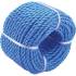 Corde Plastique Universelle 4 mm x 20 m - Bleu - Résistante et Polyvalente, Pro - D-Work