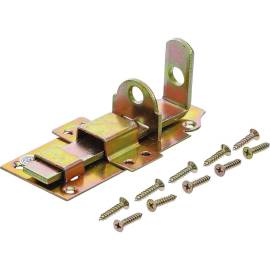 Verrou Manuel 125x50 mm - Acier, Fixation Sécurisée et Durable - BGS