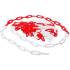 Chaîne de Barrage 5 m - Plastique Rouge et Blanc - Sécurité et Visibilité - BGS