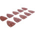 Jeu de Feuilles Abrasives pour Meuleuse Multifonctions 25 pcs 145x100 mm - Calibre 40 à 400 - Polyvalence et Performance - BGS