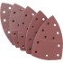 Jeu de Feuilles Abrasives pour Meuleuse Multifonctions 25 pcs 145 x 100 mm - Calibre 40 à 400 - Polyvalence - D-Work