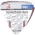 Jeu de Feuilles Abrasives pour Ponceuse Triangulaire 50 pcs 95 x 95 mm - Calibre 40 à 180 - Ponçage Efficace - D-Work