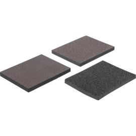 Jeu de Tampons de Polissage 3 pcs - Cal. 46, 80, 120 - Polyvalents et Précis, Pro - D-Work