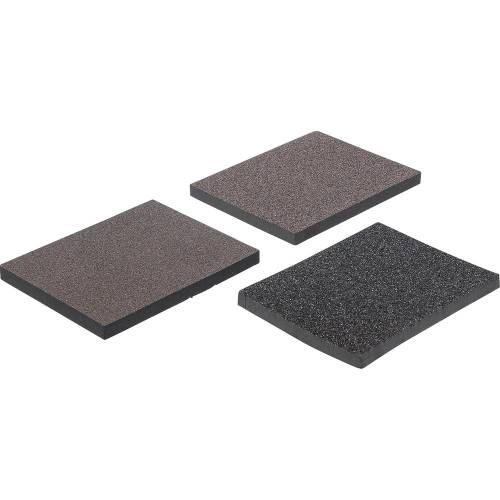 Jeu de Tampons de Polissage 3 pcs - Cal. 46, 80, 120 - Polyvalents et Précis, Pro - D-Work