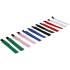 Assortiment de Bandes Auto-Agrippantes 12 pcs 20 x 190 mm - Fixation Pratique et Réutilisable, Nylon - D-Work