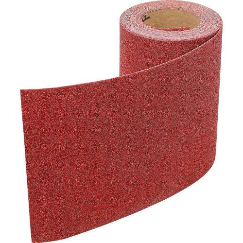 Rouleau de Papier Abrasif 115 mm x 5 m - Grain 60 - Ponçage Efficace et Durable, Plastique - D-Work