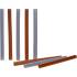 Bâtonnets de Colle Chaude 8 pcs D.11 mm x 150 mm - Argent/Or Métallisé - Fixation Rapide et Précise - D-Work