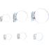 Assortiment de 6 Colliers de Serrage D.4 à 45 mm - Acier, Résistants et Polyvalents - 6 pcs - D-Work