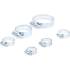 Assortiment de 6 Colliers de Serrage D.4 à 45 mm - Acier, Résistants et Polyvalents - 6 pcs - D-Work