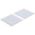 Jeu de Protections Antidérapants 32 Pièces - Blanc, Dimensions 11,5x0,9x17,9 cm - Sécurité et Stabilité Améliorées - BGS