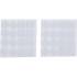 Jeu de Protections Antidérapants 32 Pièces - Blanc, Dimensions 11,5x0,9x17,9 cm - Sécurité et Stabilité Améliorées - BGS