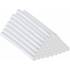 Bâtonnets de Colle Chaude 16 pcs D.11 mm x 200 mm - Transparent - Fixation Rapide et Pratique, Plastique - D-Work