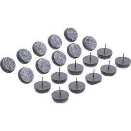 Jeu de Protections Antidérapants à Clouer Ø24 mm - 20 Pièces - Sécurité et Stabilité - BGS