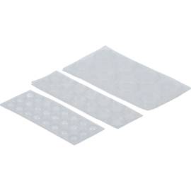Jeu de Tampons Élastiques Transparants 46 pcs - Résistants et Polyvalents - Pro - D-Work