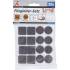 Jeu de Protections Antidérapants Marrons - 32 Pièces - Sécurité et Stabilité - - BGS