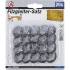 Jeu de Protections Antidérapants à Clouer Ø24 mm - 20 Pièces - Sécurité et Stabilité - BGS