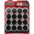 Jeu de Protections Antidérapants Marrons - 32 pcs - Sécurité et Stabilité - Caoutchouc - D-Work