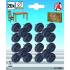 Jeu de Protections Antidérapants à Clouer Ø24 mm - 20 Pièces - Sécurité et Stabilité - BGS