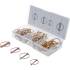 Assortiment de Goupilles Creuses 50 pcs - Acier, Variées - Fixation Précise et Durable - D-Work