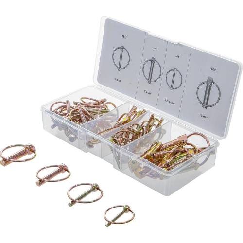 Assortiment de Goupilles Creuses 50 pcs - Acier, Variées - Fixation Précise et Durable - D-Work