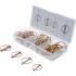 Assortiment de Goupilles Creuses 50 Pièces - Acier, Dimensions Variées - Fixation Précise et Durable - BGS
