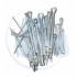Assortiment de Goupilles Creuses 50 Pièces - Acier, Dimensions Variées - Fixation Précise et Durable - BGS