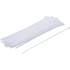 Assortiment de Colliers Plastique Blancs 4,8 x 300 mm - 50 Pièces - Fixation Pratique et Résistante - BGS