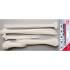 Assortiment de Colliers Plastique Blanc - 250 Pièces, Diverses Tailles - Résistants et Polyvalents pour Fixation - BGS