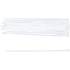 Assortiment de Colliers Plastique Blancs 8,0 x 400 mm - 30 Pièces - Fixation Pratique et Résistante - BGS