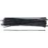 Assortiment de Colliers Plastique Noir 4,5 x 350 mm - Lot de 50 pcs - Fixation Pratique et Résistante - D-Work